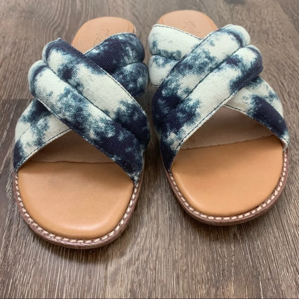 Madewell | The Skylar Slide Sandal In Tie Dye 6.5